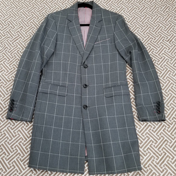 Zara Other - Zara plaid long blazer.